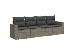 Garden Sofa Set, Garden Sofa Sets Vidaxl Cinzeto Rattan / Vime (n/a)