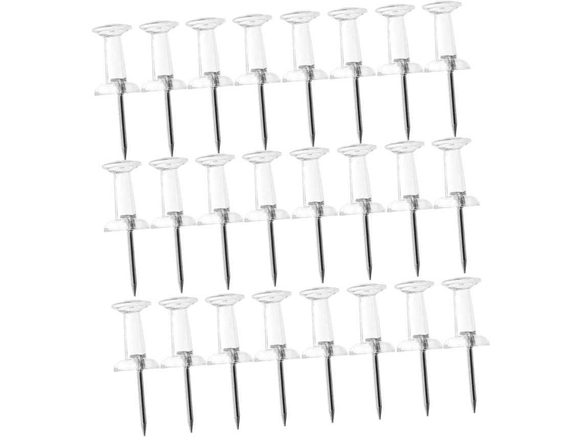 500 Tachas De Cortiça Transparentes Ponteiras Para Quadros Avisos