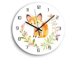 Relógio De Parede Silencioso Com Tema Animal Em Acrílico, Estilo Desenho Animado, Com Pêndulo, Para Escritório Ou Ambientes Com Animais De Estimação