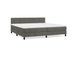 Box Spring Bed, Box Spring Beds Vidaxl Cinzeto Veludo (200 X 200 Cm)