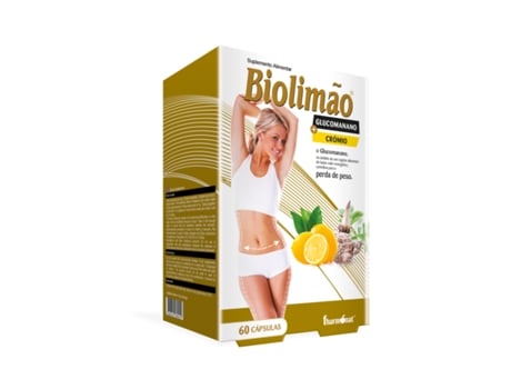 Glucomanano + Cromo Biolimão 60 cápsulas - Inhibidores y Bloqueadores