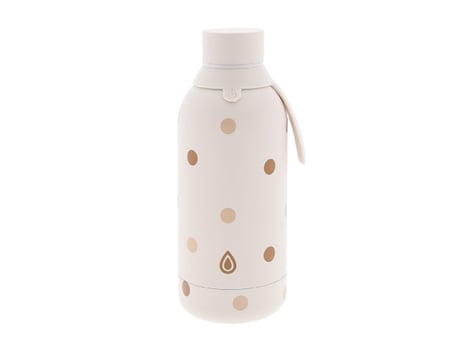 Garrafa Termica AUREA Small Dots 500Ml Areia Bt50358