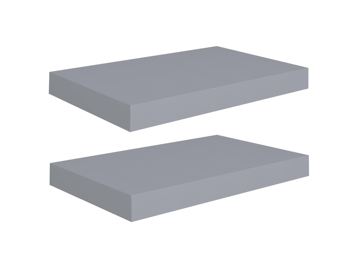 Wall Shelf, Wall Shelves Vidaxl Cinzeto Mdf (40 X 23.5 X 3.8 Cm)