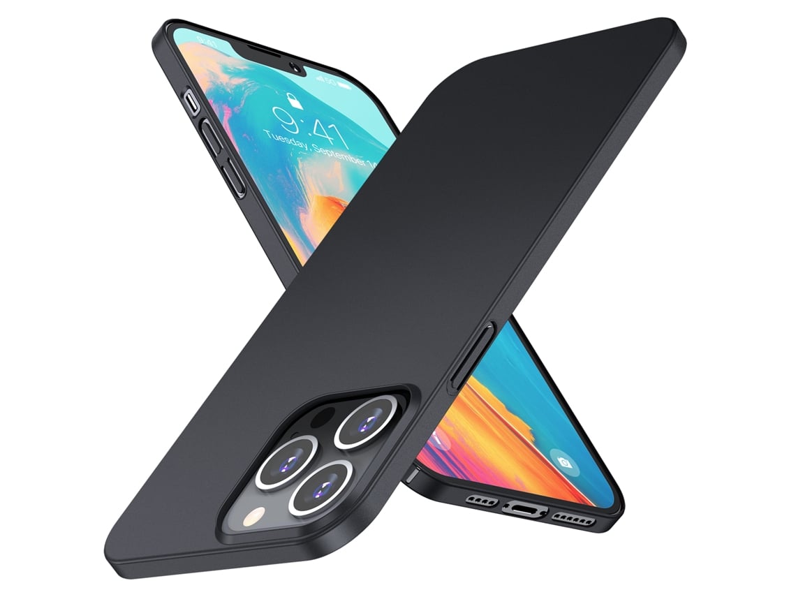 Capa para iPhone 13 Pro Max EOOCOO com proteção ultra fina e proteção de câmera dupla