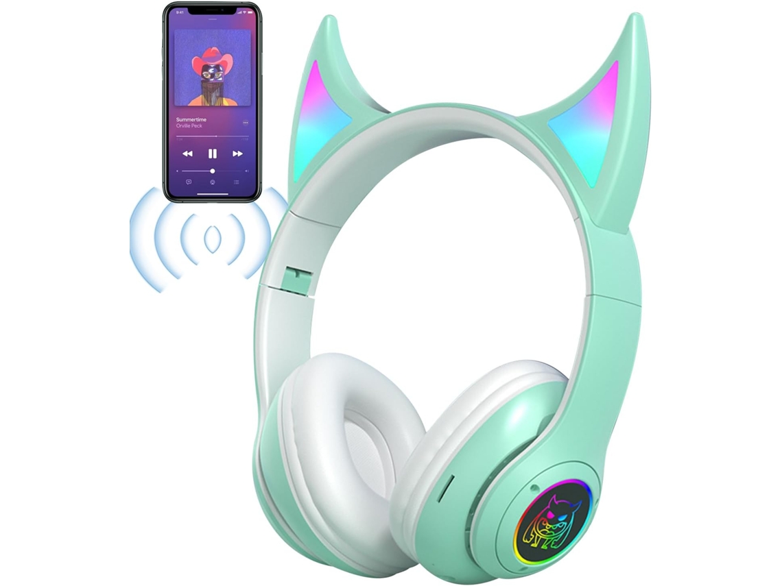 Fone De Ouvido Gamer Com Design Circumaural E Luzes Coloridas Pulsantes