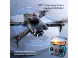 Mini Drone com Câmera 4K Hd para Evitar Obstáculos em 360 Câmera Única Duração Da Bateria: 15 Min Preto