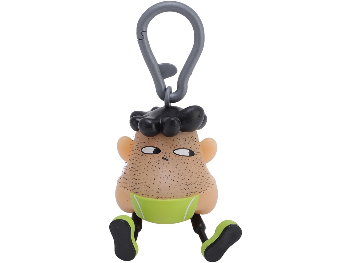 Brinquedo antiestresse SFUSHOS de silicone chaveiro e pingente para mochila com pinça