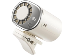 Ventilador Portátil Com Clipe – Rotação De 360 Graus