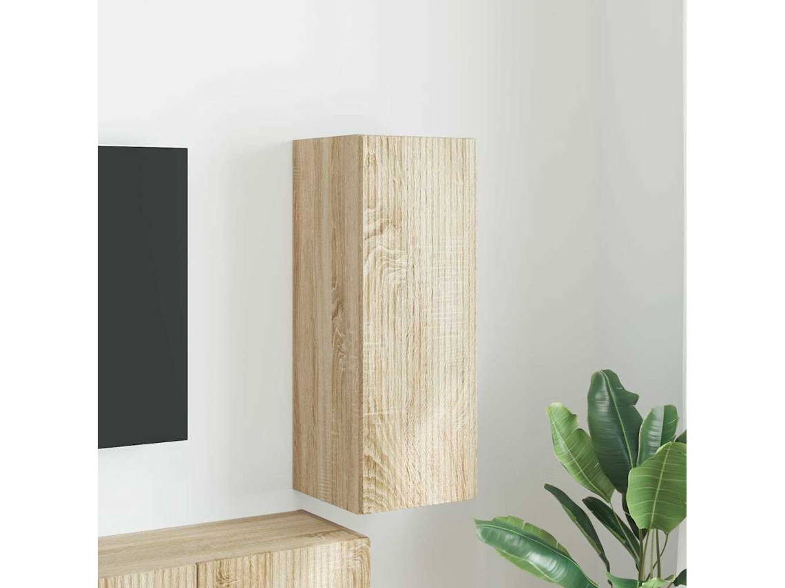 Vidaxl Armário de Tv de Parede Sonoma 30 X 31 X 80 Cm