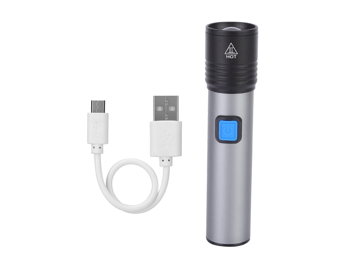 2026 lanterna Led Ajustável Portátil Impermeável Recarregável Via Usb para Camping Ao Ar Livre