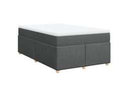 Box Spring Bed, Box Spring Beds Vidaxl Cinzeto Tecido (120 X 200 Cm)