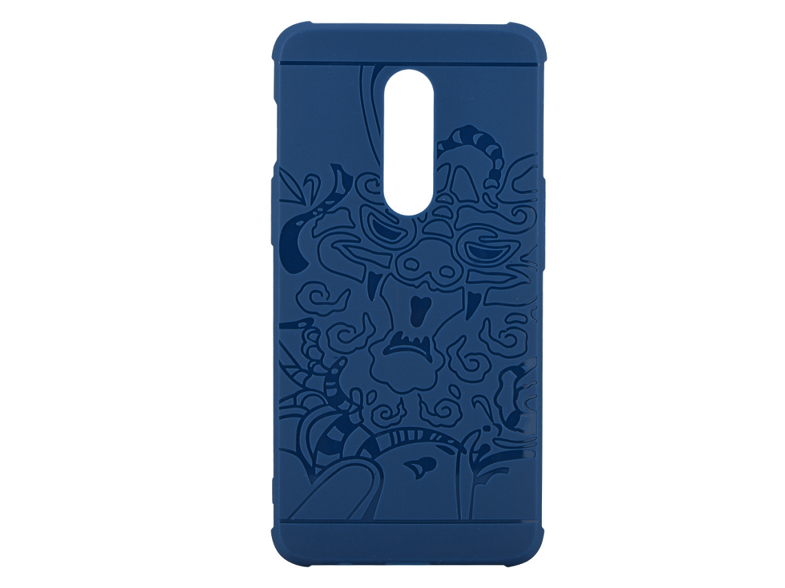 Capa Antichoque para Oneplus 6 EOOCOO padrão Dragão azul