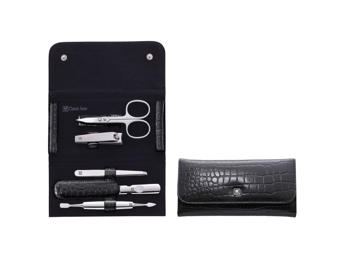 97508 004 0 Manicure/pedicure Implement Set Stainless Steel Black Zwilling