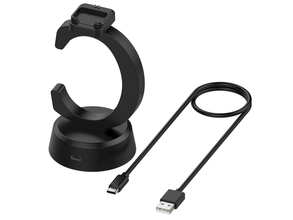 Carregador Dock em Forma de C para Xiaomi Band 7 Pro, Cabo de 1m Preto SIURN