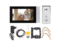 Campainha De Vídeo Com Fio (tela Lcd De 7 Polegadas, Classificada Ip65)