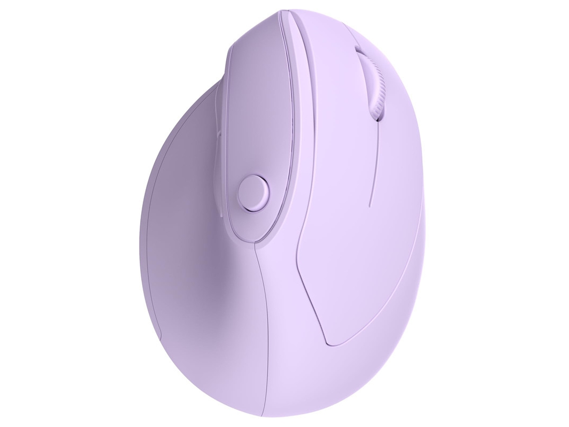 Rato Ergonómico Sem Fios, Ligação Dupla Usb Bluetooth, 1000/1600/2400 Dpi Roxo Bestvite