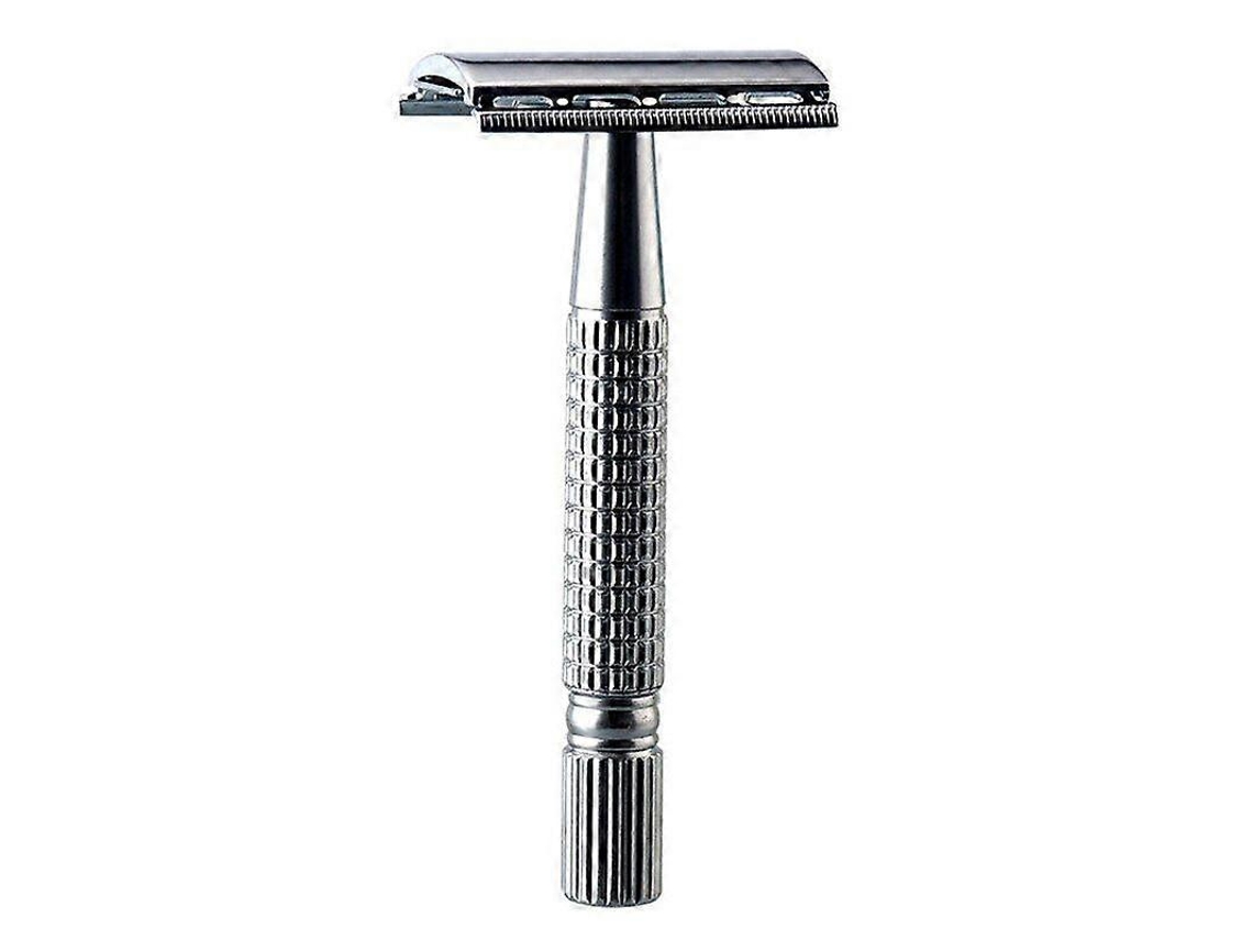 Razor De Segurança Clássico, Aço Cromado, Para Barbear