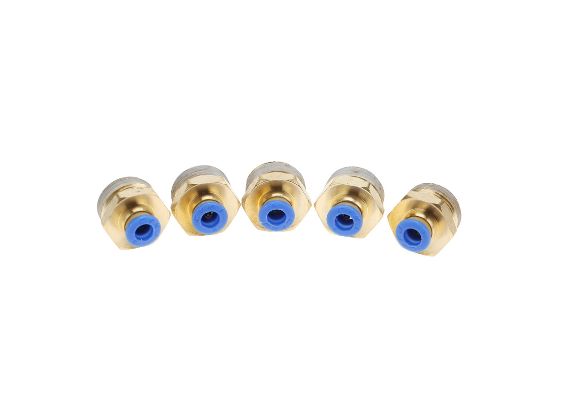 Laxiscreed Mangueira Rápida Pneumática 6mm Com Rosca Macho, Encaixe Automático Para Traqueia