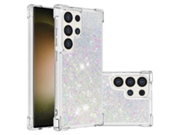 Capa Para Samsung Galaxy S24 Ultra 5g Com Proteção Contra Choque, Glitter Brilhante E Líquido Fluido, Compatível Com Samsung Galaxy S24 Ultra 5g