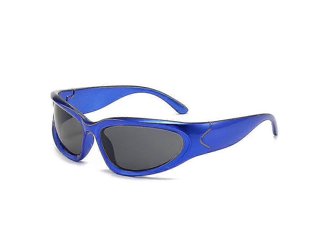 Óculos de Sol Esportivos Quadrados Femininos Estilo Punk Y2K, Óculos de Sol Luxuosos para Homens, Proteção UV400, Lentes Espelhadas Coloridas, Da Moda C5