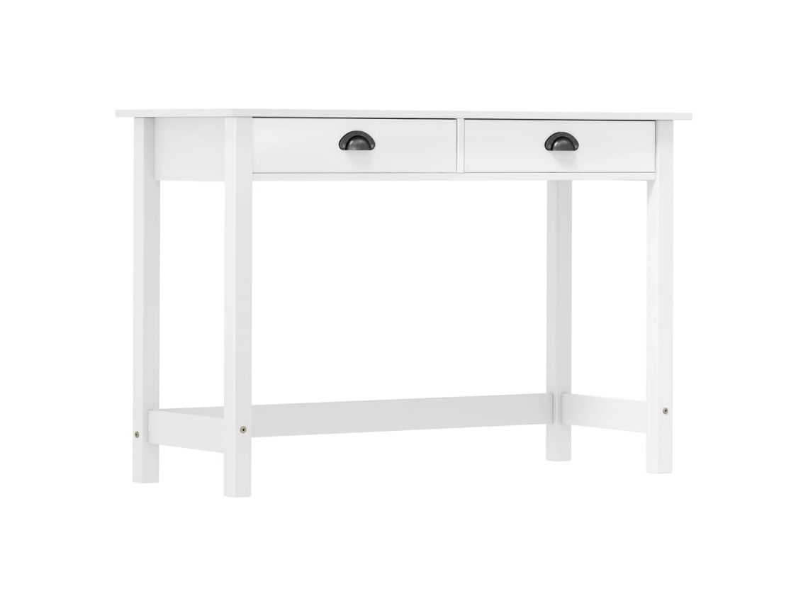 Console Table, Console Tables Vidaxl Branco Madeira De Pinho (n/a)