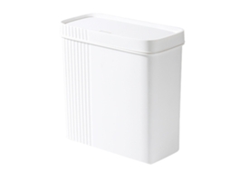 Lixeira de Mesa Multifuncional com Tampa Cubo de Armazenamento Pp Verde Escuro