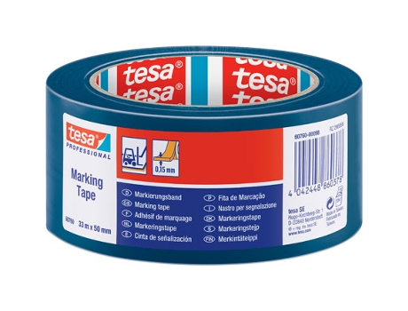 Fita Adesiva TESA TAPE Sinalização Temporal Azul