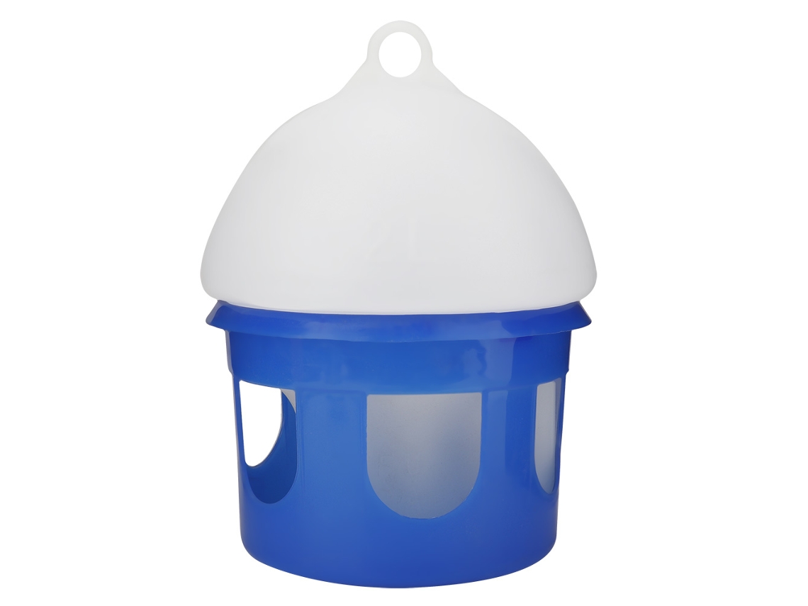 Comedouro E Dispenser De Áudio Automático Para Pássaros E Pombos Capacidade Grande 2l