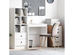 Vidaxl Mesa Branco 70 X 40 X 76 Cm
