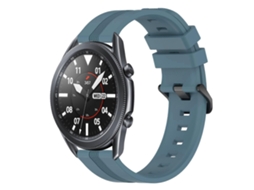 Pulseira De Silicone Listrada Côncava Para Samsung Galaxy Watch3 45mm 22mm