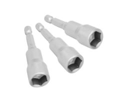 5 Peças Adaptador De Furadeira Neumática Com Conector Hexagonal Magnético Forte 65mm (diâmetro 12mm)