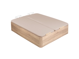 Sommier com arrumação PIKOLIN Naturbox 2.0 Montagem e Remoção incluídas Tampa dupla - 160x182cm (41 cm de altura - Natural)
