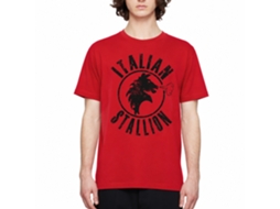 Rockinstone Rocky Movie Red Stallion Solid Red Adult T-shirt Size:xxxl