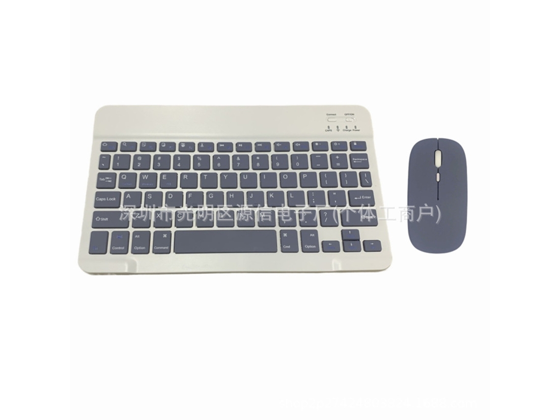 Teclado Roxo Escuro De 10 Polegadas + Mouse Com Bateria Para Ipad, Huawei, Xiaomi E Vivo (com Caixa Para Presente)