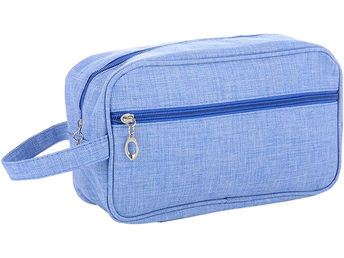 Necessaire Masculina Oxford Azul