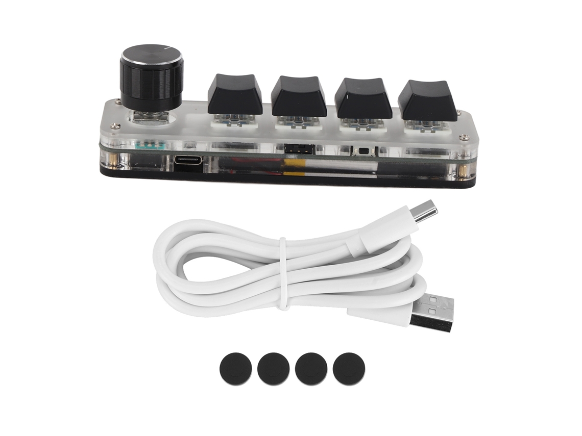 Teclado De Jogo Programável Mini Com 4 Teclas