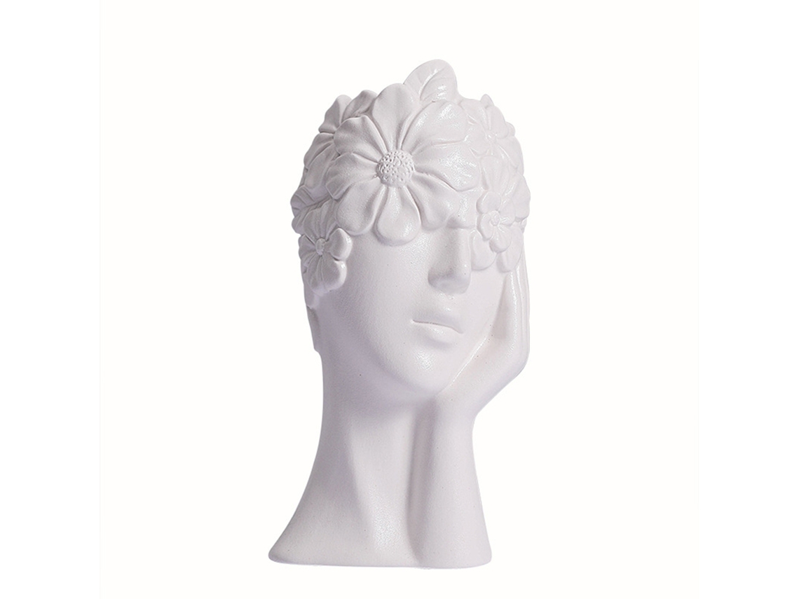 Vaso De Cerâmica Laxiscreed Com Figura Abstrata E Corpo Humano Para Decoração Floral