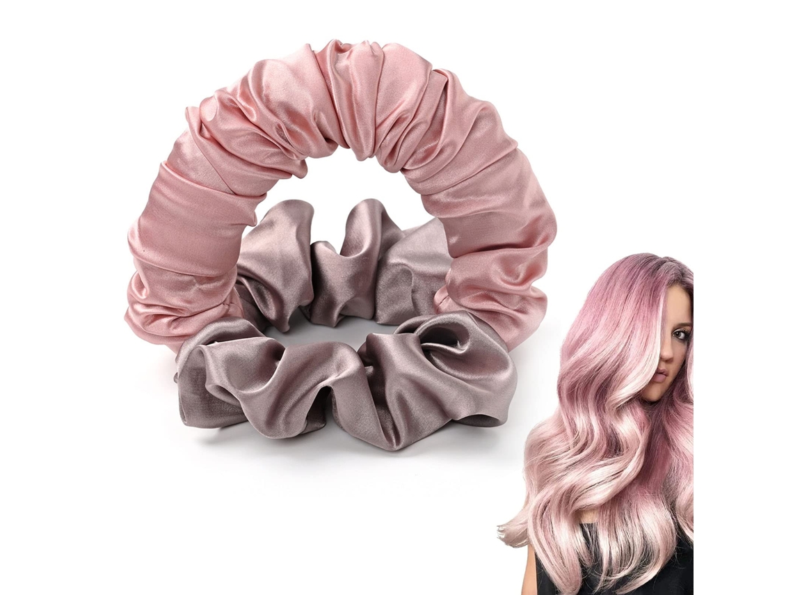 Rizador de pelo con banda sin calor, con calentamiento nocturno, con forma de flor, herramienta de peinado casera - aquaforge