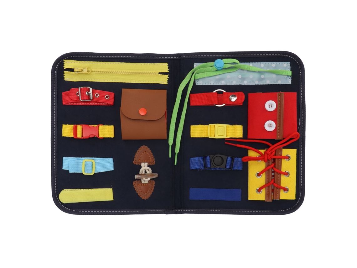 Primerox placa Sensorial Montessori para Crianças Brinquedo Educativo com Habilidades Motoras Finas