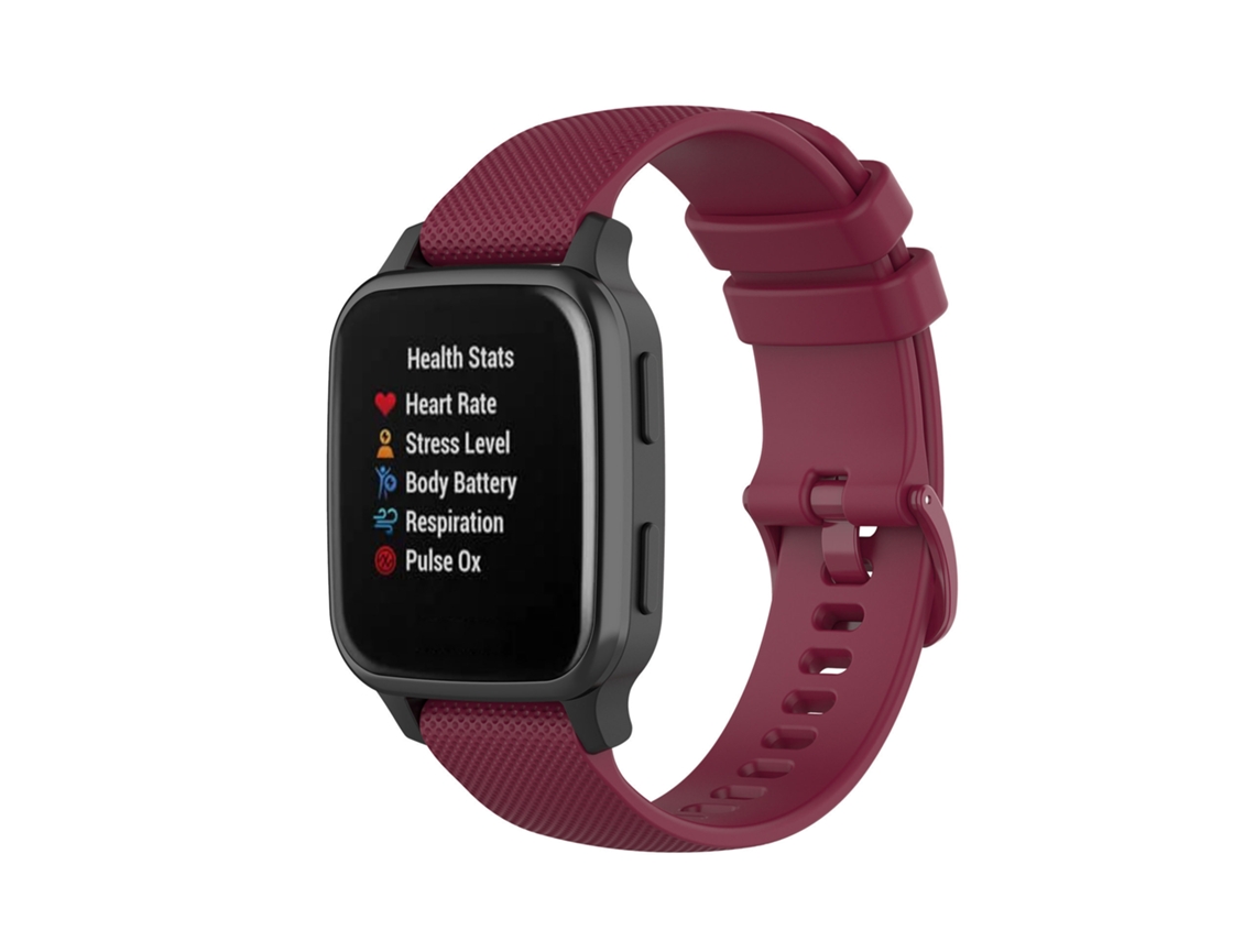 Bracelete Para Garmin Forerunner255/255 Music (22mm) Borgonha Cuich