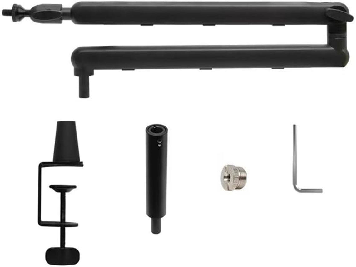 Suporte de Microfone Robusto com Grampo de Mesa, Microfone Ajustável. SFUSHOS