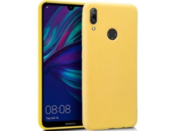Capa Huawei Y7 2019 COOL Silicone Amarelo