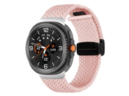 Pulseira Trançada Dobrável Com Fecho Magnético Para Samsung Galaxy Watch8 / Watch8 Classic