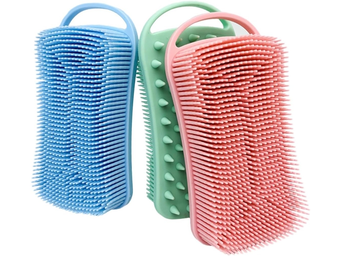 Lurelia Kit De 3 Buchas Vegetais De Banho De Cuidado Corporal, Pega Ergonómica E Massagem Suave