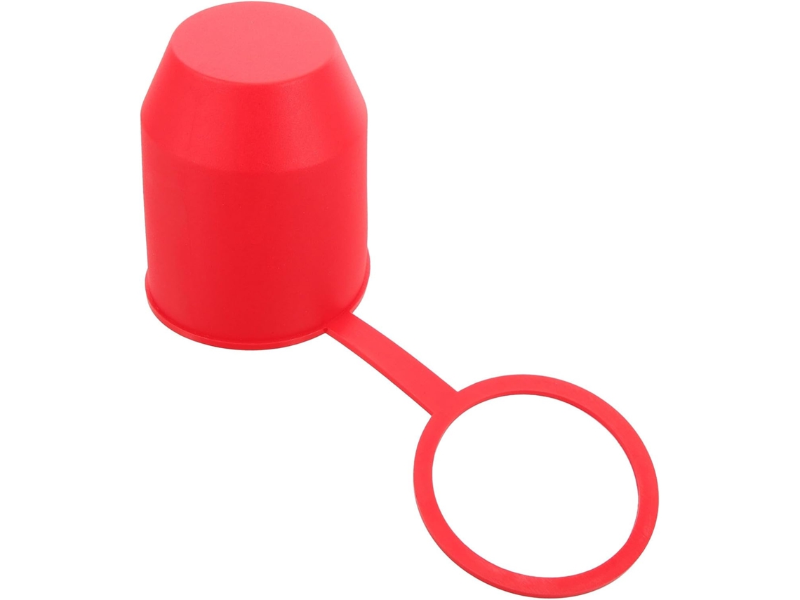Protetor De Bola De Reboque De Plástico Vermelho Para Caravanas E Veículos.