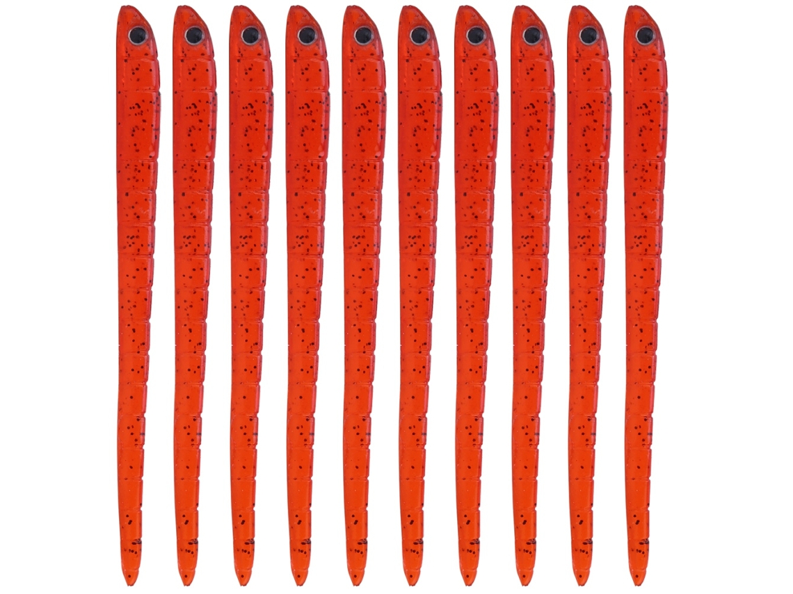 Bionic Earthworm Bait (bionic Fish Luring Fishing Equipment) Lure 10cm Bionic Earthworm Bait 10 Pieces Per Pack
