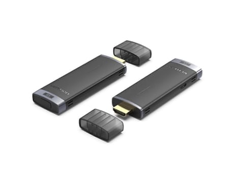 Transmissor e receptor HDMI sem fio Vention Adcb0 1080p 40M, preto, adaptador HDMI para streaming Webake