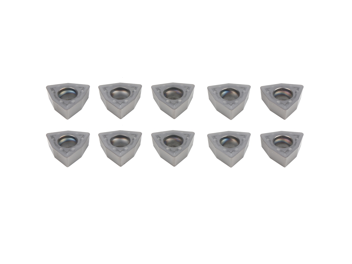 10pcs Lâmina Cnc De Torneamento De Carbeto Cermet Wcmt06t308‑sf Lf6‑18 Para Aço E Ligas