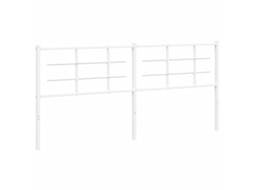 Headboard, Headboards Vidaxl Branco Aço (193 Cm)
