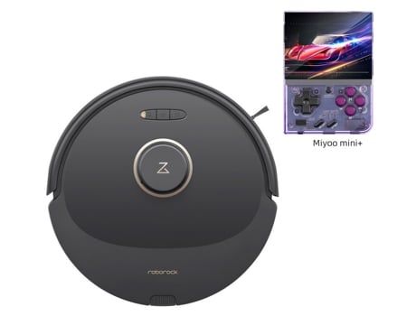 Robô Aspirador de Pó ROBOROCK Q8 Max 5500Pa Sucção Duoroller Escova Lds Navegação 470Ml Lixeira 350Ml Tanque de Água